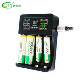 电池充电器5号电池智能充电器USB充电器鼠标7号可充电电池充电器