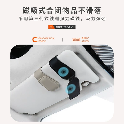 visor storage artifact Multi-Function — Car Glasses Clip/Bill Clip