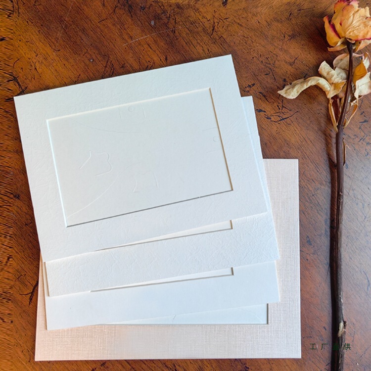 Yilin Picture Frame Cardboard Photo Frame Framed Gouache Paper-Cut Sketch Calligraphy and Painting 8-Open Simple White Paper Frame Empty Frame Framed Painting