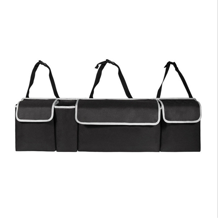 Bolsa de almacenamiento para asiento de automóvil, bolsa de colgar para asiento trasero multifuncional, bolsillo de tela de Oxford para SUV