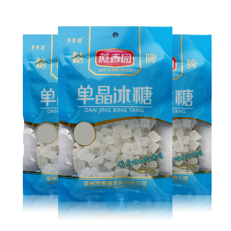 Cane Fragrance Garden Crystal Rock Sugar Small Granulated Sugar Bag Packaging 258g Nourishing and Nutritious Soup Stew Tea Cooking Food Sugar