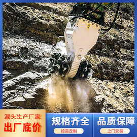 挖机隧道铣挖机双头岩石铣挖机设备适配多种型号挖掘机