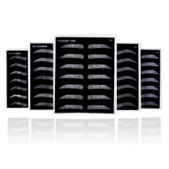 Stylized half-line eyebrow tattooing, eyebrow tattooing, Korean one-word eyebrow practice skin, black practice skin, beginner, other beauty cosmetics