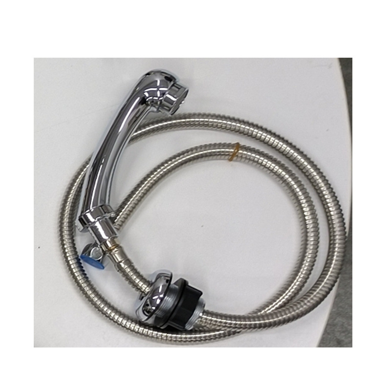 美容院发廊多款冲水椅洗头床手持直柄弯柄花洒ABS电镀材质