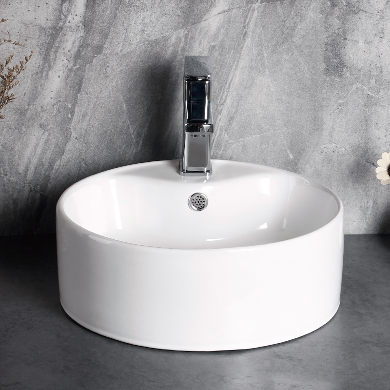 Guangdong Chaozhou ronda mesa cuadrada cuenca Foshan arte de cerámica cuenca lavabo de cerámica fábrica al por mayor