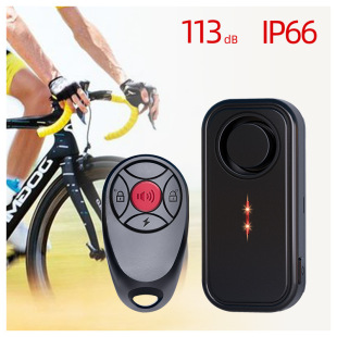 Bicycle Alarm Anti-Theft Alert Bike Remote Control Sos Alarm