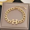 【5253】 Bracelet golden color