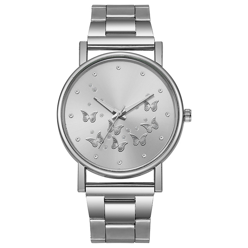 Butterfly Liu's New Casual Fashion Tape Women's Quartz Trend Steel Band Watch_voghion.com