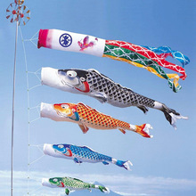 New Style 40/70/100 CM Fish Flag Kite Toy Koi Nobori Carp跨