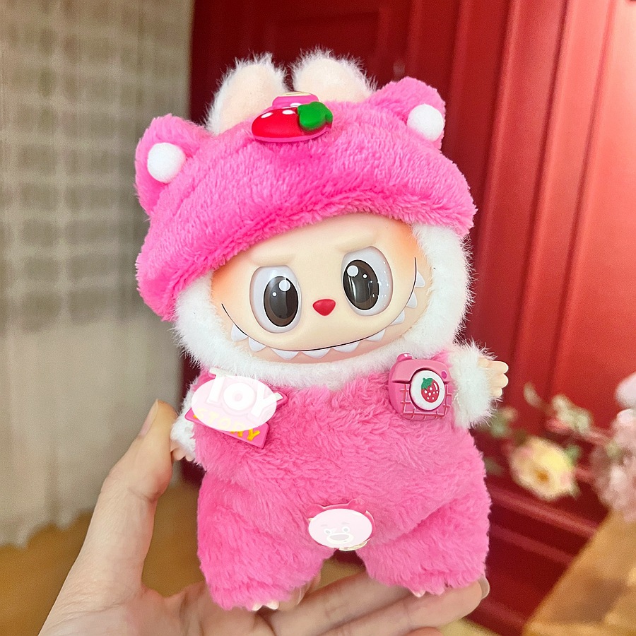 Conjunto de ropa para muñeco Labubu 17 cm – traje de fiesta de reemplazo para segunda generación, venta individual