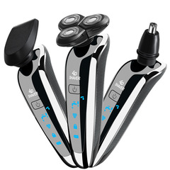Manufacturer supplies 4D electric shaver full body washable USB rechargeable beard razor multifunctional men's razor