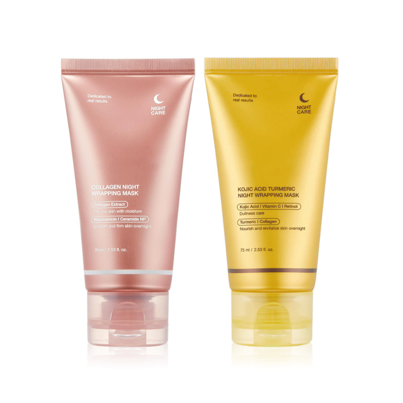 姜黄胶原蛋白撕拉面膜Turmeric OvernightWrapping Peel Off Mask|undefined