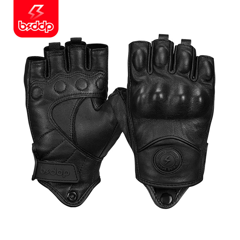 Nuevos guantes de piel de oveja para motocicleta, carreras de verano transpirables, motocicletas todoterreno, deportes al aire libre, ciclismo, antideslizante y anticaída
