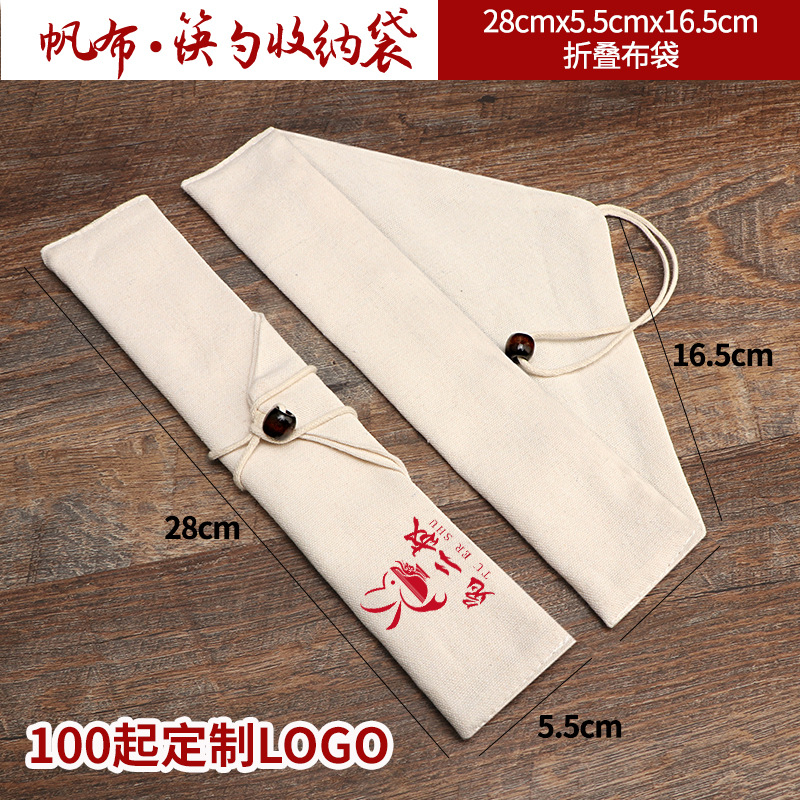 28x5.5cm 맞춤형 캔버스 접이식 천 가방(1개)