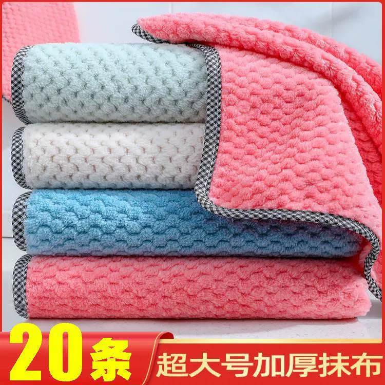 Ролик жарго hand towel — утолщенные впитывающие кухонные тряпки, варианты мульти-наборов 3/5/10/15/20, размер 17.9×16.7 см