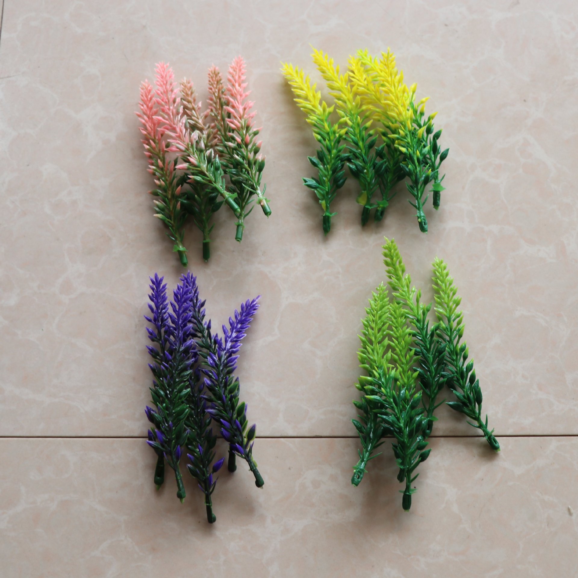 Imitación de hojas verdes hierba de agua hoja persa decoración de flores de boda pared flor de pecho accesorios de muñeca flores diy accesorios hechos a mano
