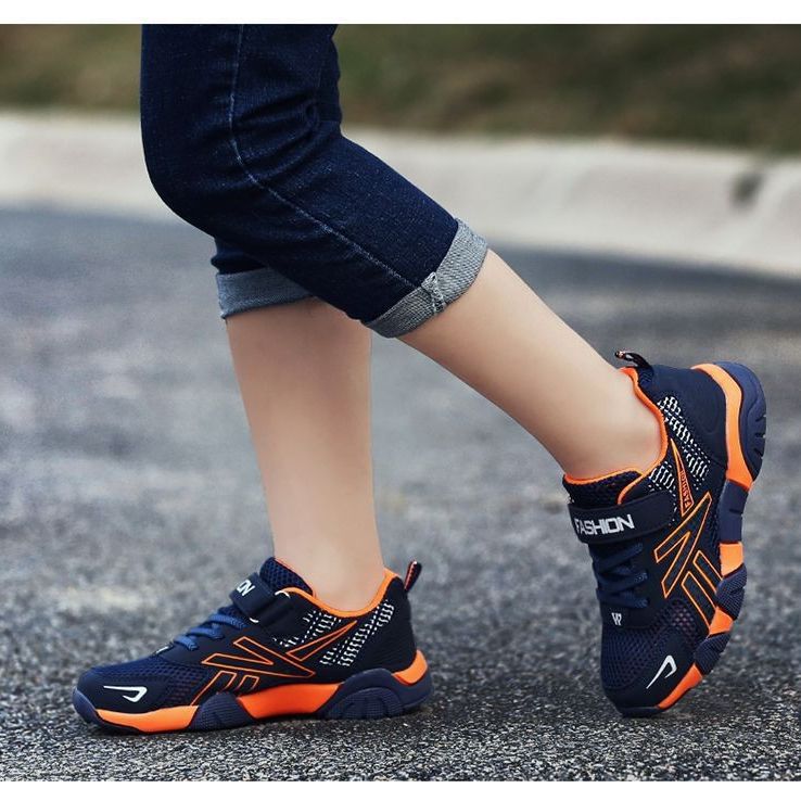 Breathable Mesh Running Shoes For Boys Lightweight Sports Trainers_voghion.com