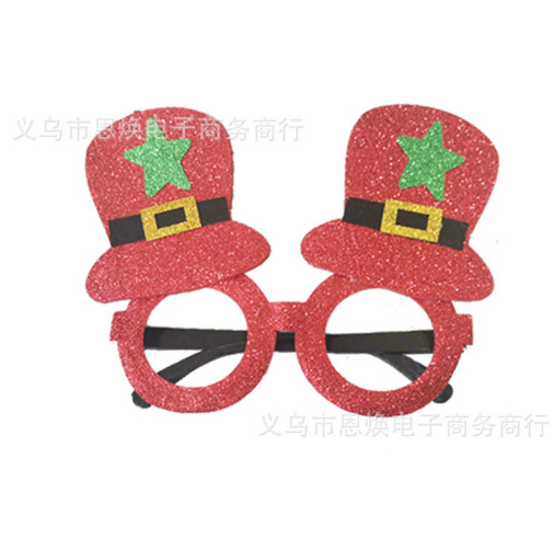 Fiesta de Navidad gafas de cebolla en polvo trébol gafas St. Patrick Festival irlandés vestir