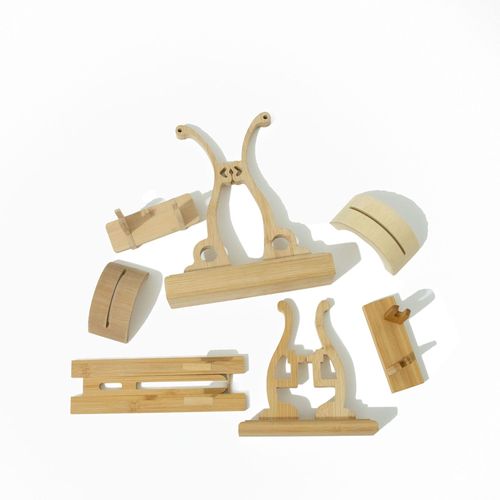 Solid wood bamboo fan stand wholesale ancient style bridal fan bracket folding fan fan holder fan ornament display stand base