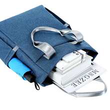 手提竖式文件包档案袋两用收纳袋多层单肩资料袋文件袋男士时尚商