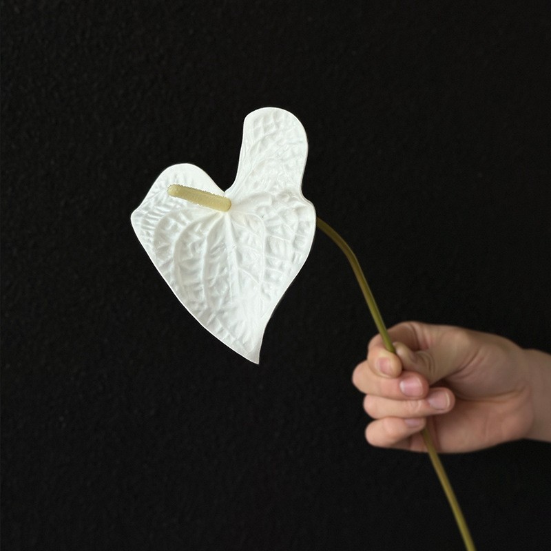 Flores falsas blancas Flores artificiales Flores para bodas Auditorio de bodas Decoración del hotel Techo artificial Flores artificiales Flores falsas