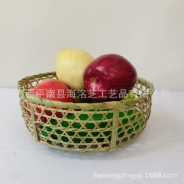 竹编;收纳篮/筐;竹质工艺品