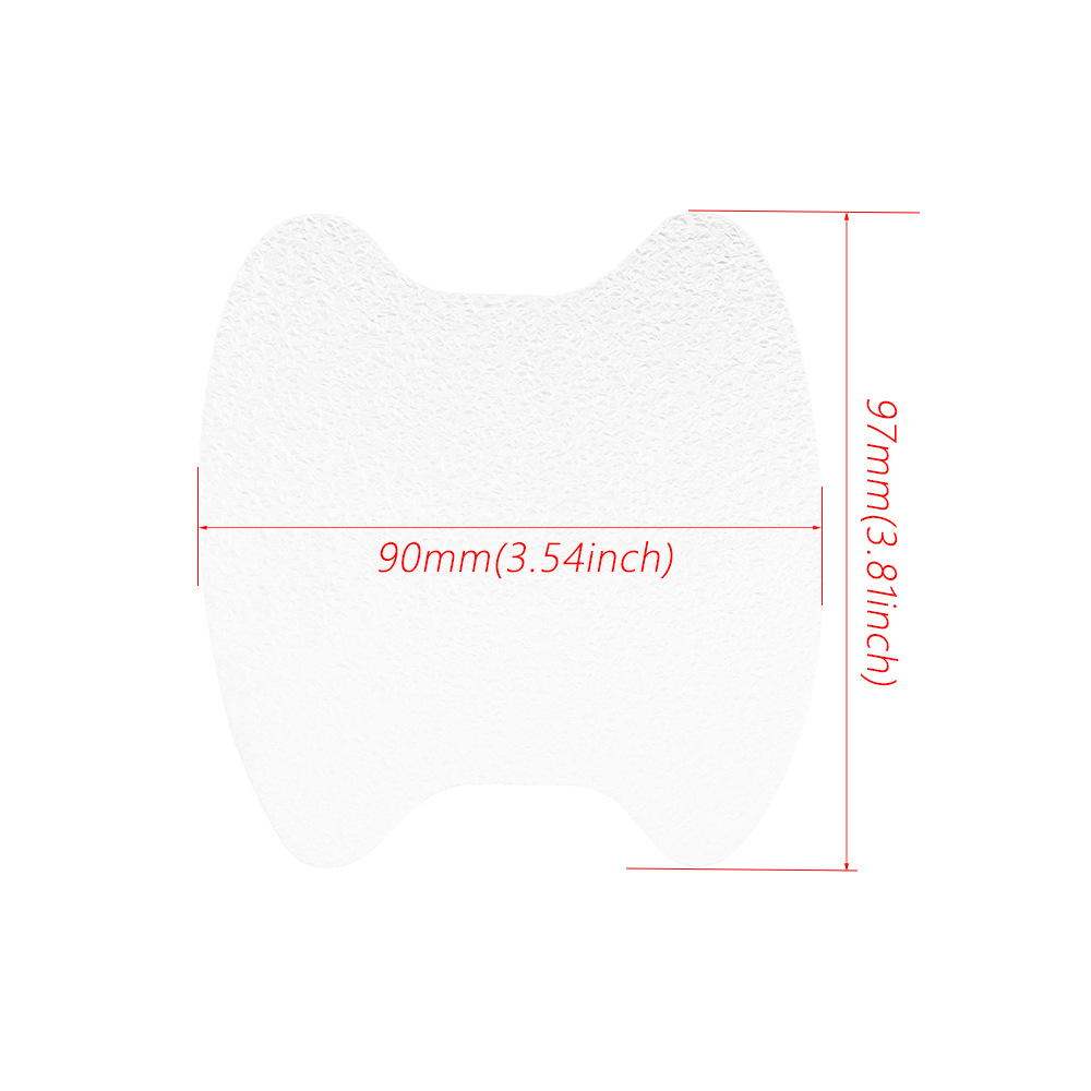 Adecuado para accesorios modificados de brazalete de coche, antideslizante, antiarañazos, pegatinas protectoras, pegatinas esmeriladas decorativas, modelos universales