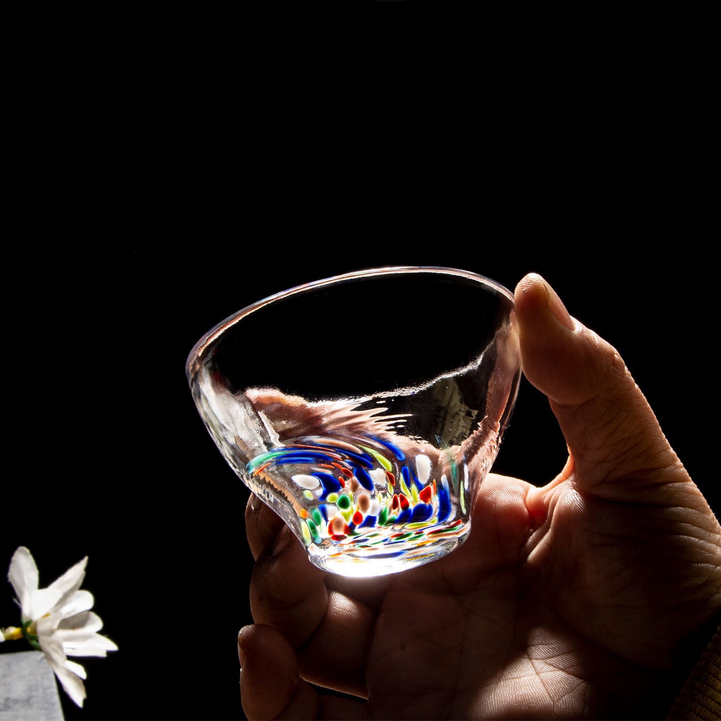 Glass wineglass