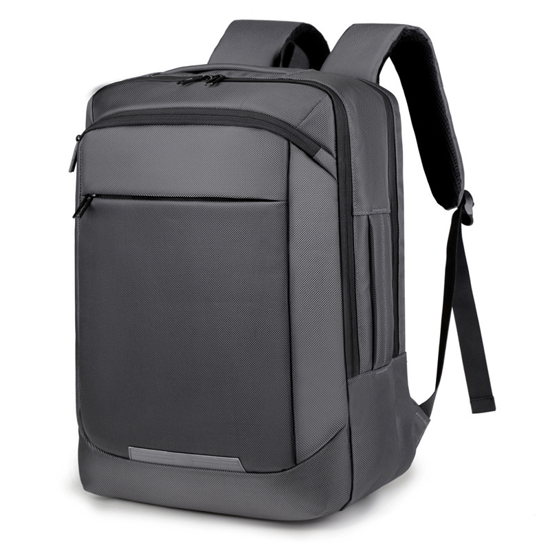 La nueva mochila para computadora se puede imprimir con logotipo, mochila de viaje, mochila de negocios de varios compartimentos para viajeros simples