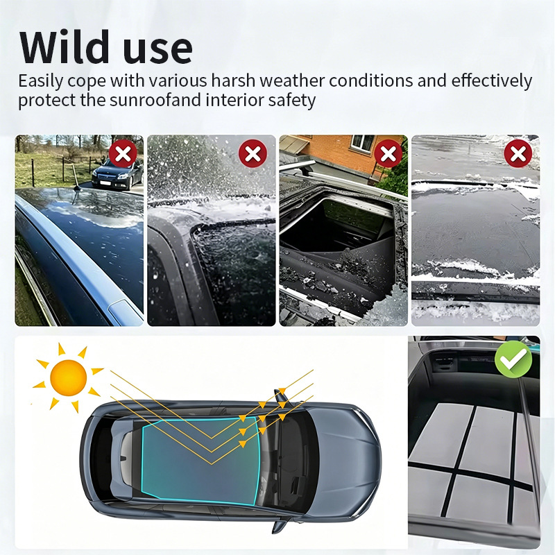 Cross-Border Exclusive Supply of Pre-Cut Tpu Sunroof Ice Armor Heat Insulation Ppf Suitable for Byd Hiace 07 (2024-up)