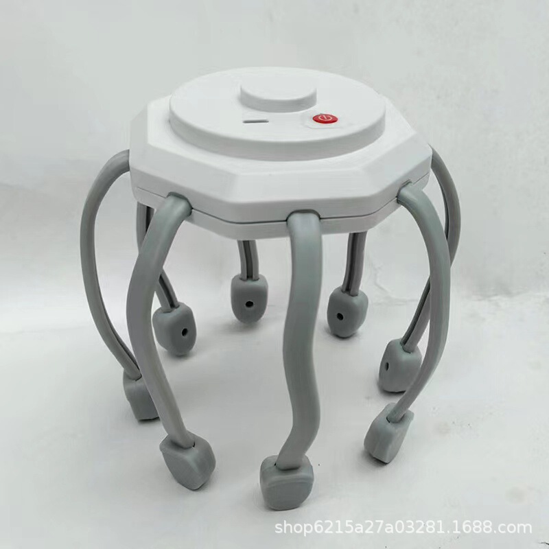 卸売りのタコの頭のマッサージ器の振動は頭をつかんで解凍して多機能の電動の経絡のマッサージの爪の越境を緩めます。|undefined