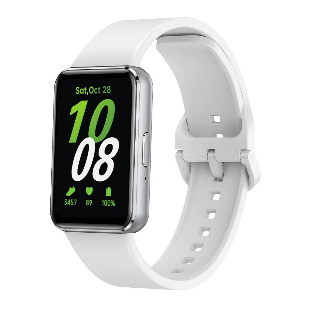 Силиконовый ремешок для часов (Samsung Fit3), мягкий дышащий силикон, несколько цветов, пряжка быстрого освобождения