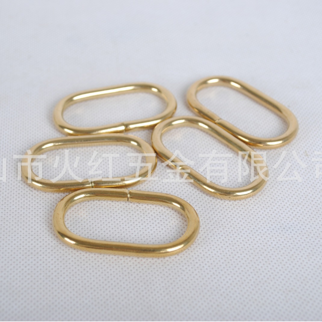 工厂批发 铜蛋扣,开口椭圆形扣.蛋圈,箱包五金铜配件