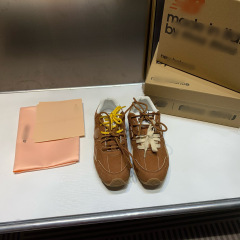 真皮复古德训miu2025款联名530百搭平底休闲鞋女潮流拼色运动鞋男