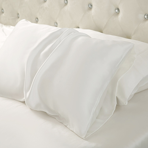 Double-sided silk solid color breathable pillowcase
