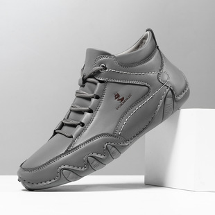 Cross-border Octopus Men's Shoes Cross-border Explosions High-top Martin Boots Autumn and Winter Men's Casual Short Boots Fox Shoes