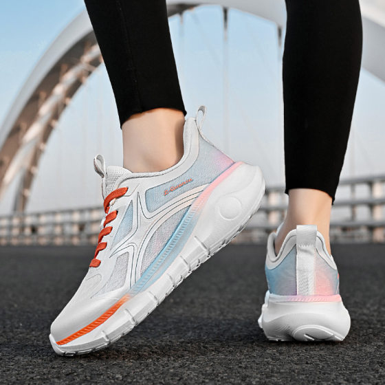 Wide Toe Shoes Spring New Men's and Women's Comfortable Walking Shoes Breathable Soft Sole Couple Flying Weaving Flat Foot Casual sneaker