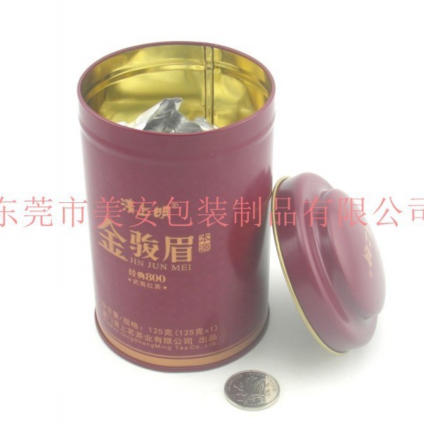 厂家直销 茶叶铁罐 精品马口铁茶叶罐 茶叶存储罐 通用包装