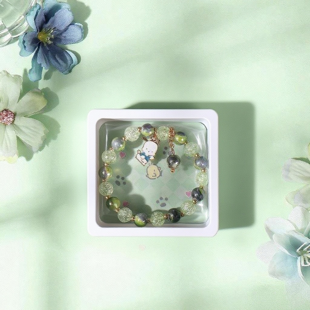 Watermelon beads - afraid of dogs (boxed)