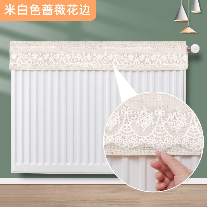 新款暖气片防熏遮挡罩老式美化装饰家用防尘罩套半包遮丑神器|undefined