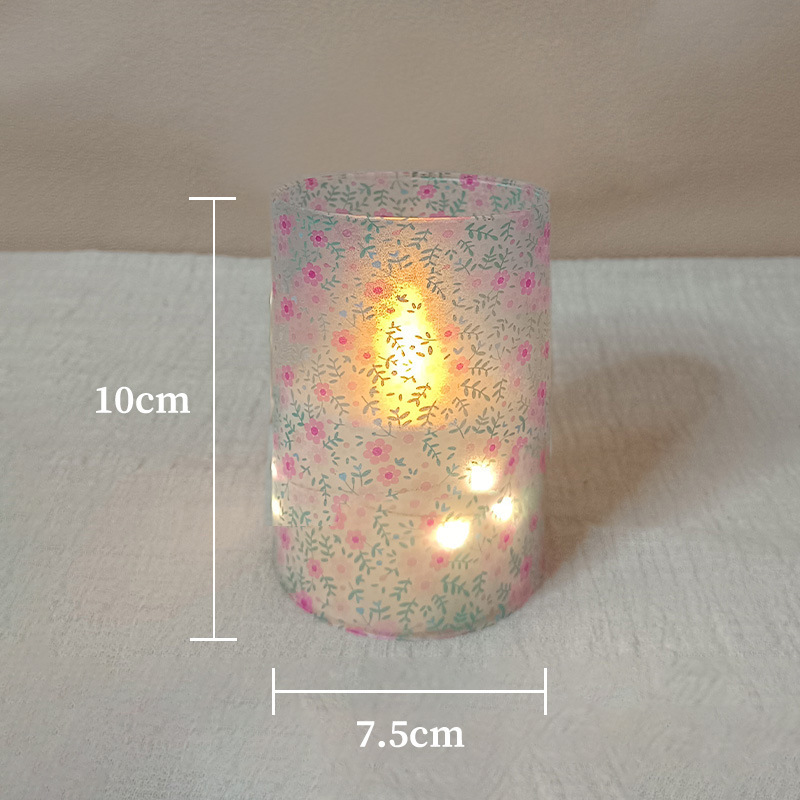 クロスボーダー LED 電子キャンドルクリスマス装飾キャンドルライト小道具シミュレーション炎かわいい花リモコンキャンドルライト|undefined