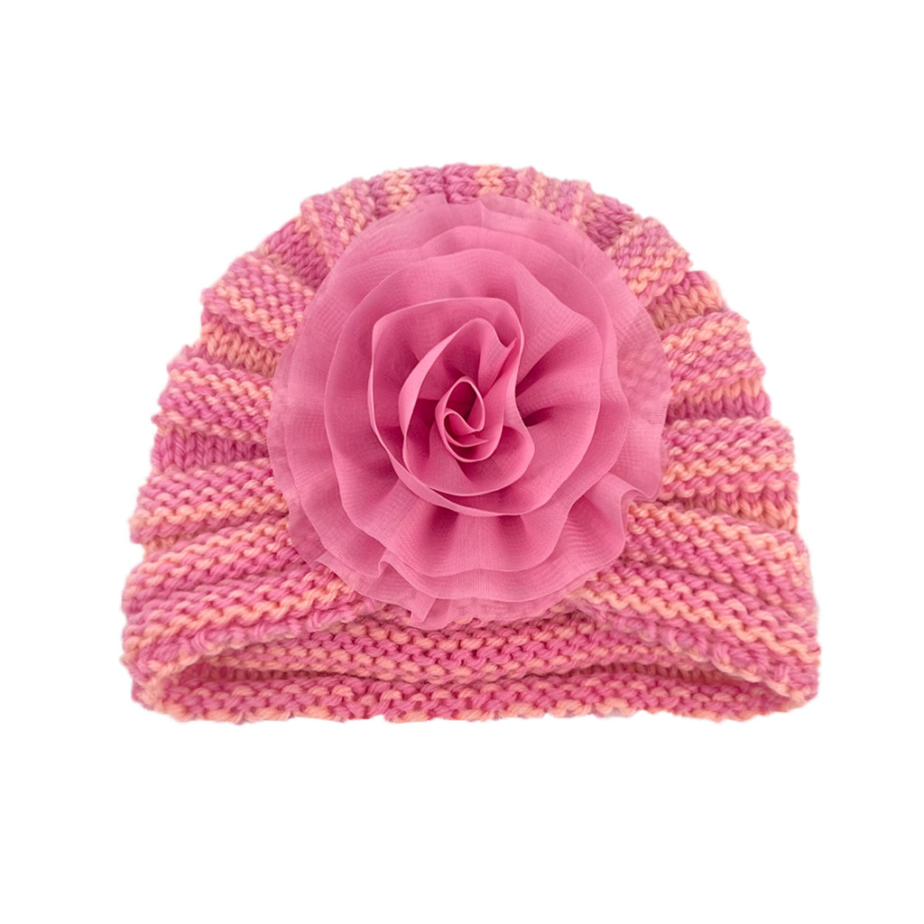 Children Unisex Fashion Flower Flowers Baby Hat display picture 12