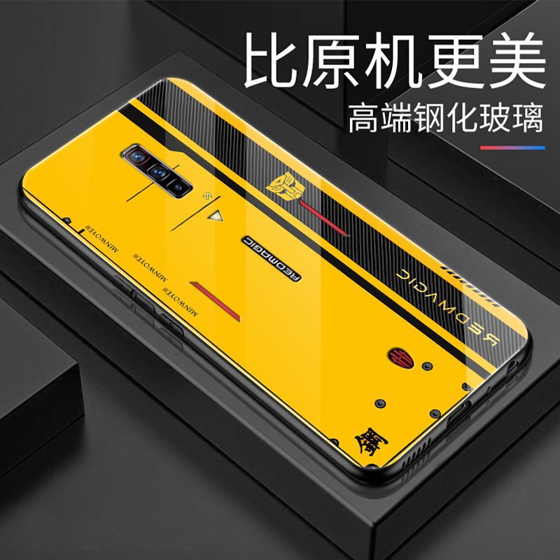 Red Devils 6 Mobile Phone Case Red Devils 6Pro New Red Devils 6S Glass Case Silicone Case Advanced Sense Mecha Wind Protective Case.