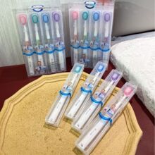 美国牙刷4代软毛宽头牙刷12支独立包装清洁口腔家庭牙刷套装牙刷