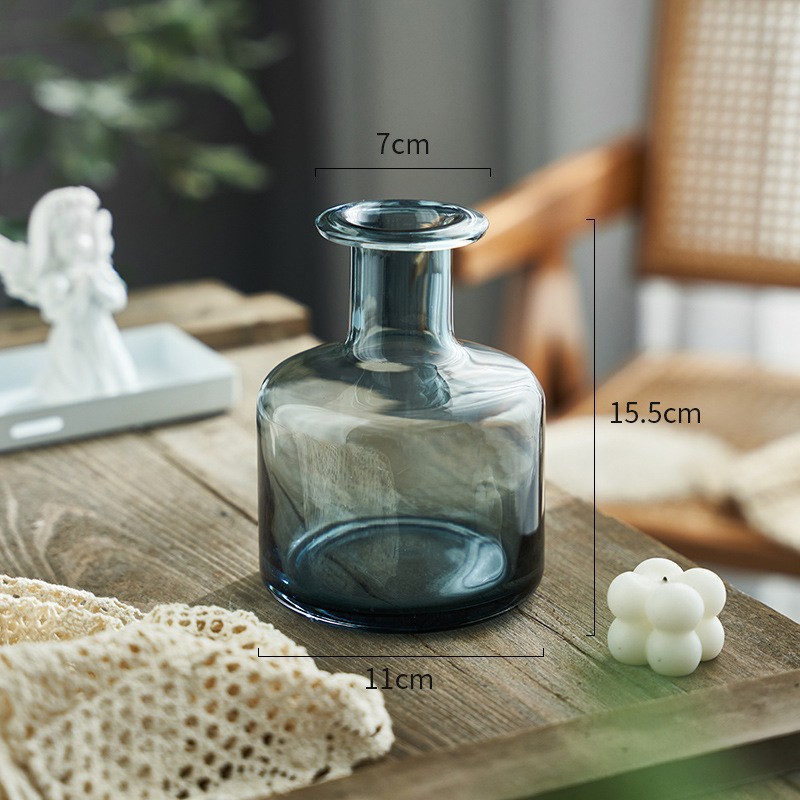 Trompeta azul de cuello largo (11 * 16 cm)