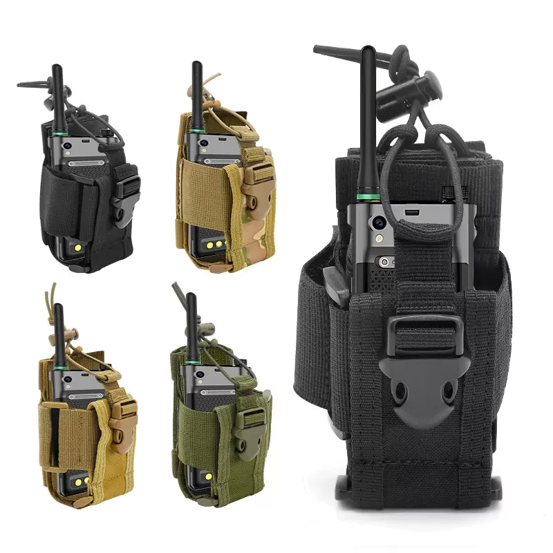 跨境热销 户外运动战术对讲机包 野营登山可伸缩大小号对讲机套
