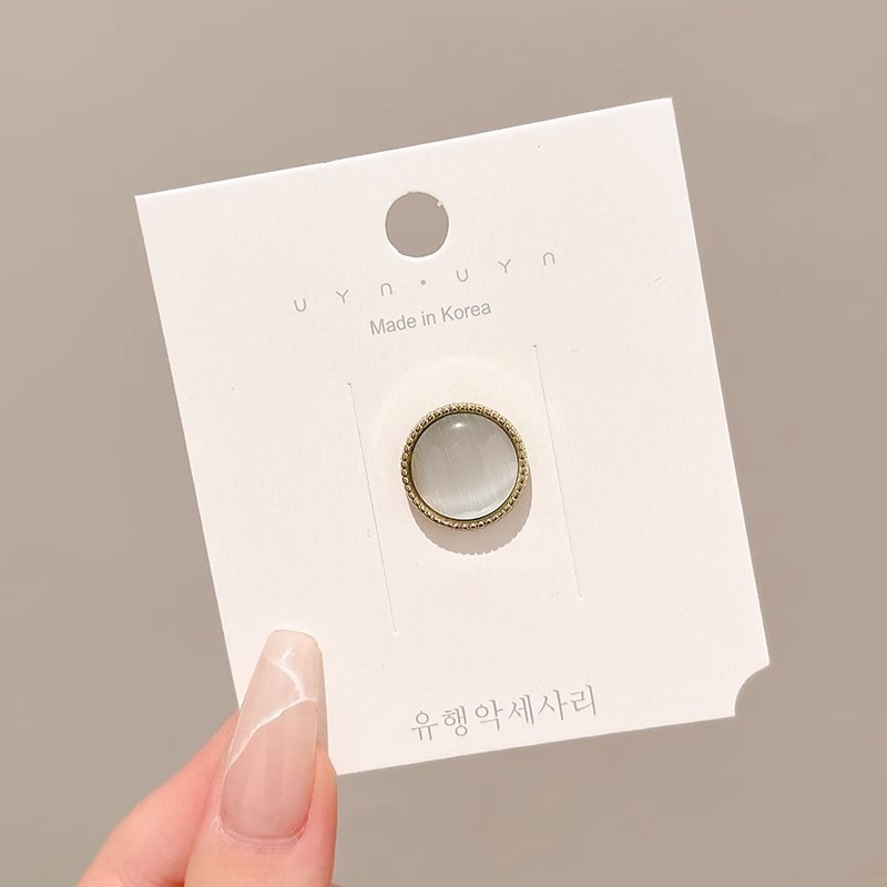 2025 nuevo broche de perla anti-desvanecimiento de moda mujer collar fijo tipo broche de pecho accesorios de ropa