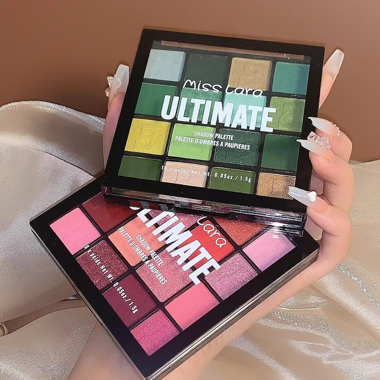Misslara's 16-color, matte and pearlescent eyeshadow palette, candy-colored Tiktok cross-border makeup Item Picture