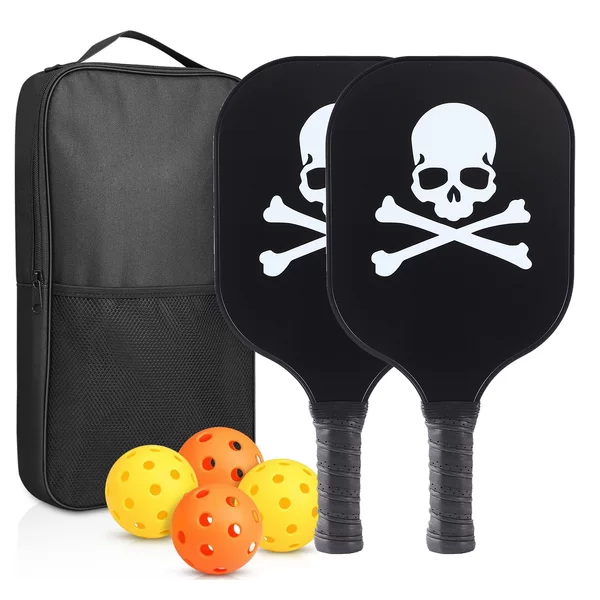 Fiberglass Ghost skull pick racket USAPA certified pickle paddle badminton racket beach racket outdoor sports suit