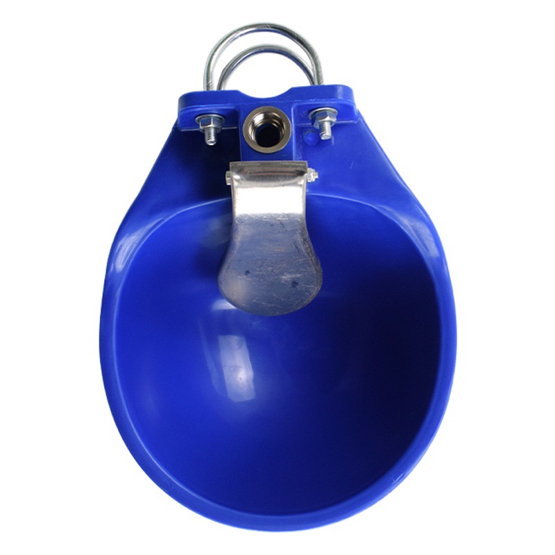 Recipiente de agua para ganado bebedero para ganado equipo para ganado grande engrosada plástico ganado caballo burro automático Tazón-tipo dispensador de agua fregadero